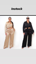Load image into Gallery viewer, Satin Pant Set
